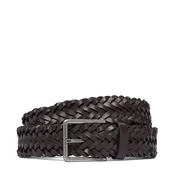 Pas Calvin Klein Warmth Buckle Woven 35Mm Fixed - LV04D7061G Temno rjava