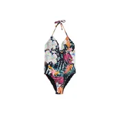 Desigual Enodelne kopalke azur/oranžna/črna/bela
