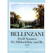 BELLINZANI:12 SONATEN FUR ALTBLOCKFLOTEN UND BASSO CON. 4-6