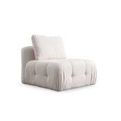 Atelier del Sofa Fotelja Amaris O1, 90 x 100 x 65 cm, Bela