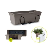 Žardinjera Anversa, 10.5L, 50x20x16cm, Tamnosiva