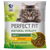 Perfect Fit Natural Vitality suha hrana piščanec in puran - Varčno pakiranje: 6x650 g