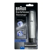 BRAUN Braun EN10 - trimer za uho in nos z dvojnimi rezili, siv