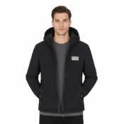 EA7 za moške. 7M001020_AF13563 Jakna Gold Label Black (XL), Črna, Priložnostno, Poliamid
