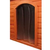 Trixie Plasticna vrata za kucicu za pse sa ravnim krovom Natura - L