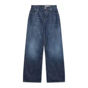 Bershka Kavbojke temno modra