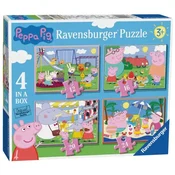 Ravensburger Puzzle Peppa Pig: Fun days 4 v 1 (12,16,20,24 kosov)