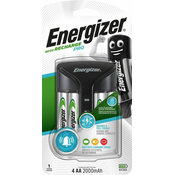 Energizer polnilec baterij energizer pro acu hr6 pow + 2 bateriji aa 2000 mah