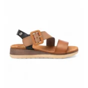 Refresh za ženske. 17284402-CAMEL Sandali 172844 rjavi (41), Rjava, 3 do 5 cm, Zaponka, Priložnostno