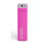 Baterija POWER BANK CORTO 2600mAh - Pink