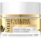 Eveline Royal Snail 50+ koncentrirana močna lifting krema za dan in noč 50 ml