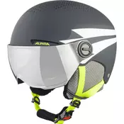 Alpina ZUPO VISOR, dječja skijaška kaciga, siva 0-9229