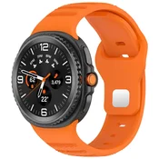 Silikonski pas Techsuit W050 za Samsung Galaxy Watch8 40mm/Watch8 44mm/Watch8 Classic/Watch9 40mm/Watch9 44mm - orange