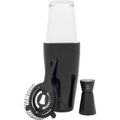 LEOPOLD VIENNA Acolon Boston shaker 3-delni set, črn, 250 mm, premer: 95 mm