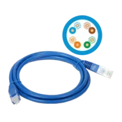 shumee Patch kabel U/UTP kat 5e PVC 1,0 m moder ALANTEC