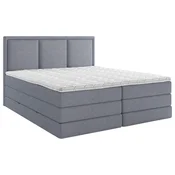 MID.YOU POSTELJA BOXSPRING 180 cm  x 200 cm , tekstil modra