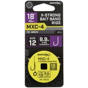 Matrix MXC-4 X-Strong Bait Band Rig 45cm 0.23mm size 12 / 8x