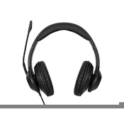 Targus TARGUS črne stereo žične slušalke, (21044335)