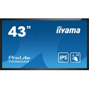 iiyama T4362AS-B1 AIO interaktivni zaslon, 4K, 108 cm, Android OS