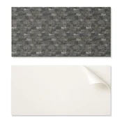 shumee Samolepilna PVC jedilniška plošča z grafiko 100x50 cm vzorec opečne stene