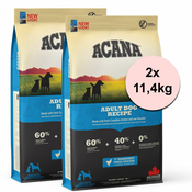 ACANA Adult Dog Recipe 2x11,4 kg