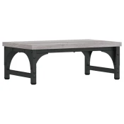 Vidaxl Stojalo za zaslon siva sonoma 37x23x14 cm inženirski les