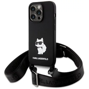 Karl Lagerfeld KLHCP15XSCBSCNK iPhone 15 Pro Max 6.7 hardcase black Crossbody Silicone Choupette (KLHCP15XSCBSCNK)