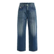DIESEL Kavbojke WIDEE-R R07K9 moder denim