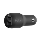 Belkin Dual USB-A Car Charger CCB001btBK