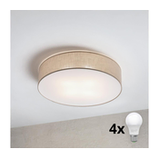Brilagi - LED plafonsko svetlo SIRIJA 4xE27/60W/230V O 60 cm bež