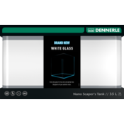 Dennerle Nano ScapersTank belo steklo - 35 l