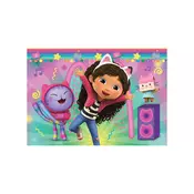 Clementoni Gabbys dollhouse sestavljanka puzzle 2 x 60 kosov