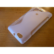 Ovitek Silikon Case za Sony Xperia E (C1605), bel
