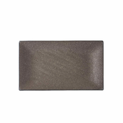 MIJ Suši krožnik Zemeljska črna barva 33x19 cm
