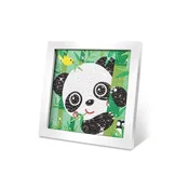 Kreativni set slika s kamni panda 17cm