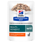 Hills Prescription Diet w/d s piščancem - 24 x 85 g