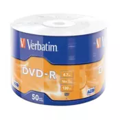 VERBATIM DVD-R 16X 1/50 kom