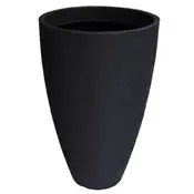 ProGarden Cvetlični lonček KO-Y54192360 rebrasta 45 x 69 cm antracitna