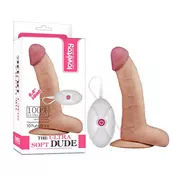 LoveToy The Ultra Soft Dude Vibrating 17cm Flesh