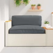 Jastuk Antracit 120 x 80 x 12 cm Oxford tkanina