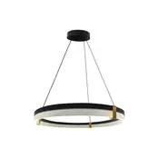 LED luster na kabelu TRIANGLE LED/40W/230V 3000/4000/6000K, promjer 60 cm, crne boje