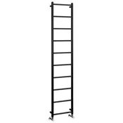 Kopalniški radiator DINA 350x1680mm, črna mat barva - Črna mat barva - 350x1680 mm - Sapho - DINA - 24 - Jeklo - Oblika H - Oblika H - 350 - 1680 - 3 - 14