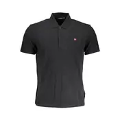 NAPAPIJRI Muška polo majica NP0A4H8B-EALIS-SS-SUM_NERO_041, Crna