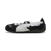 PUMA Speedcat Ballet Flats Kids, Shoes, Black/White/Warm White, 28.5