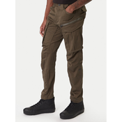 G-Star Raw Hlače iz tkanine Rovic D02190-5126 Khaki Regular Fit