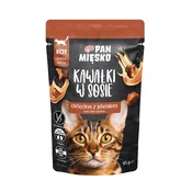 Pan Mięsko PMI PAN MIĘSKO Mokra hrana za mačke, govedina z jelenom - 85 g