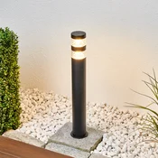 Lindby LED-svetilka Lanea, 60 cm, črna, nerjaveče jeklo, IP44 - Sodobni - črn, prozoren