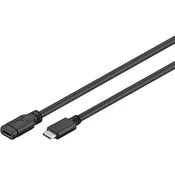 Goobay USB-C (Ž) USB-C (M) 1m podaljševalni kabel