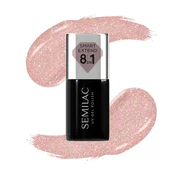 Semilac Smart Extend Glitter Soft Beige hibridni lak za nohte št. 804 7 ml