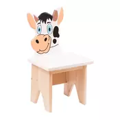 Personalized Wooden Kids’ Chair – Unique Design & Premium Quality! – Cow